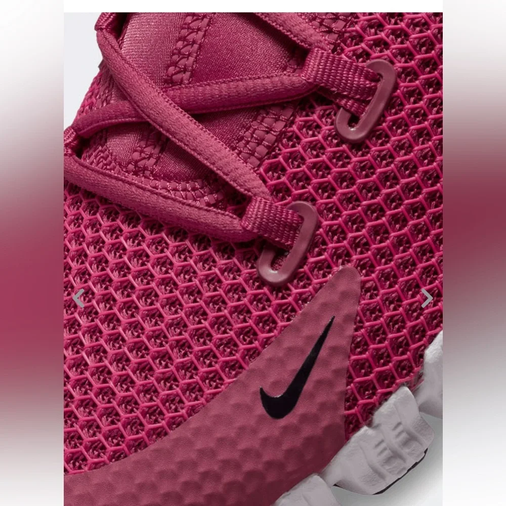 Nike Women's Burgundy and Pink Athletic Shoes - Picture 4 of 9